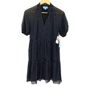 CeCe Polka Dot Babydoll Dress New